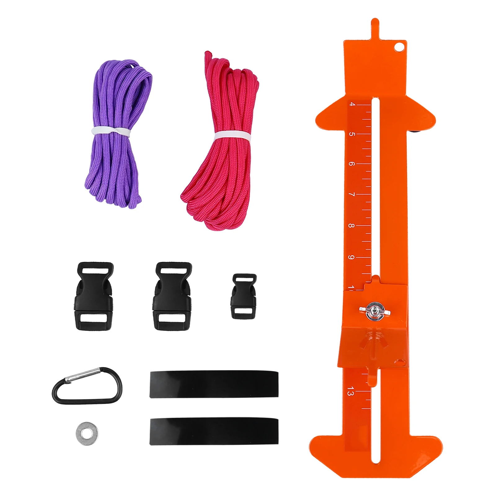 

1 set 1 Set Umbrella Rope Bracelet Maker Tool Kit Diy Wristband Weaving Lanyard Braiding Kit For Outdoor Home Craft Fun