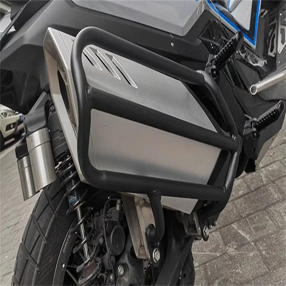For ZONE 368G Exhaust protection bar anti drop bar ZT368-G modified muffler protection cover accessories 368g
