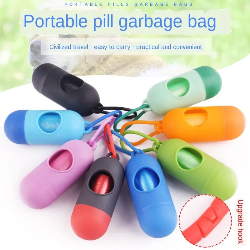 Pet Dog Waste Poop Bag Set with Dispenser - Non-toxic, Pet-Friendly, Clean & Safe - Dog Accessories