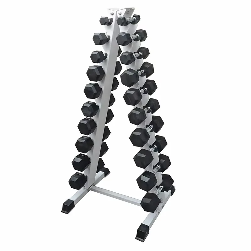 

Multi-Layer Metal Dumbbell Rack - Stand-Type Storage Solution with Fixed Holders, Securely Organizes Multiple Dumbbells