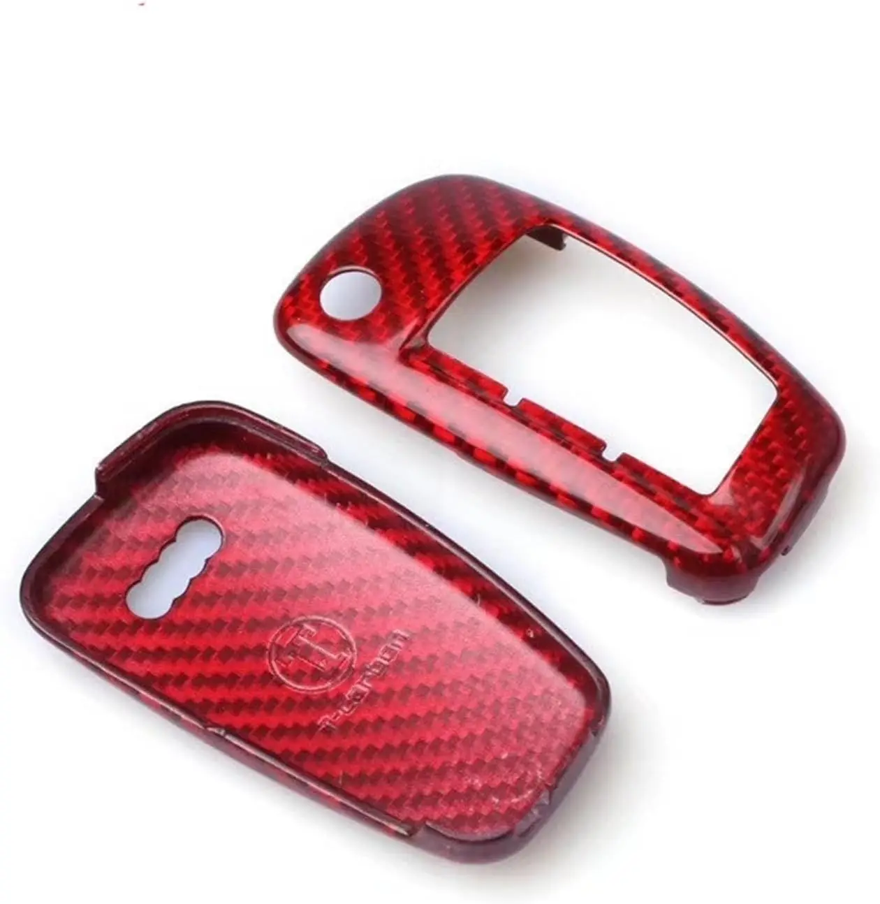 

Carbon Fiber Car Auto Remote Key Case Cover Compatible For AUDI A6 TT A3 Q3 A1 A4 Q7 S3 Car Styling