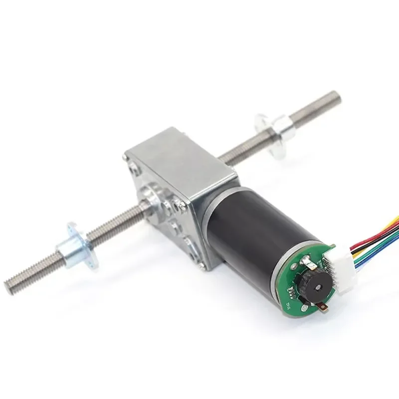 5840-31zy-m8-72mm-double-shaft-high-torque-dc-12v-24v-worm-gear-motor-with-encoder-flange