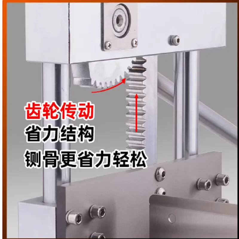 الفولاذ المقاوم للصدأ المطبخ دليل الأضلاع المجمدة لحوم الدجاج آلة قطع العظام السعر