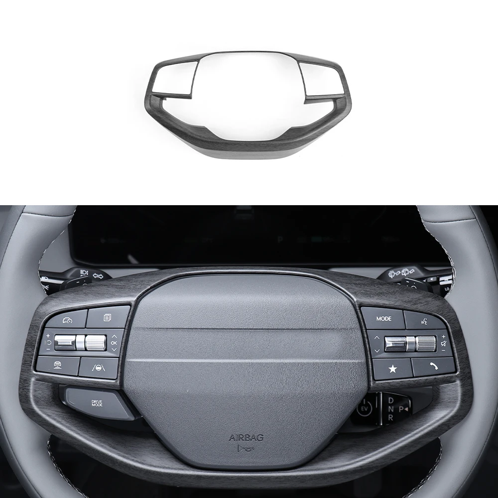 

X-T деревянный стиль ABS рулевое колесо кнопка рамка накладка для Kia EV3 2024 2025 LHD RHD автомобильные аксессуары