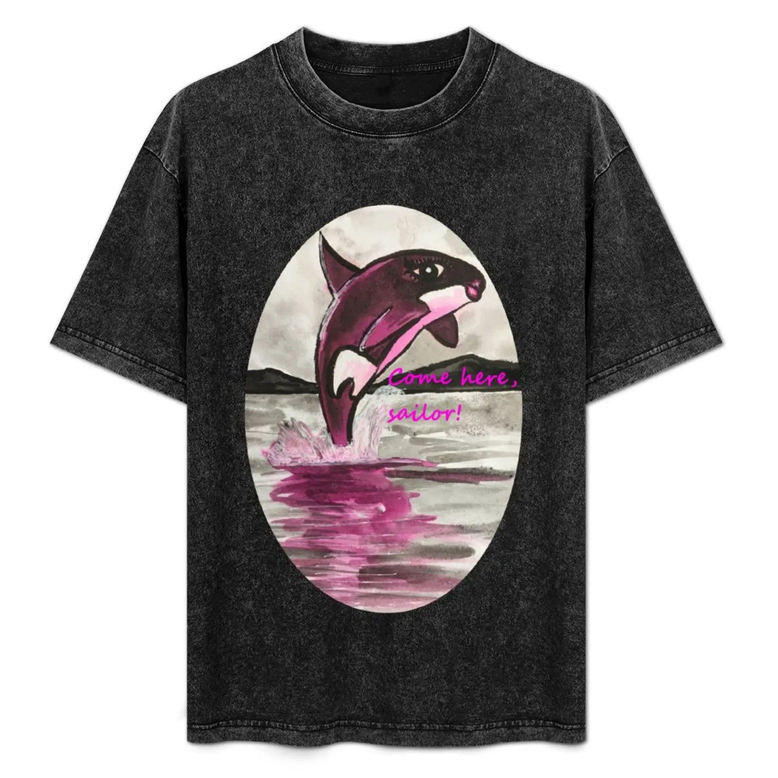

Sexy Whale T-Shirt Water Resistant Casual T-Shirt