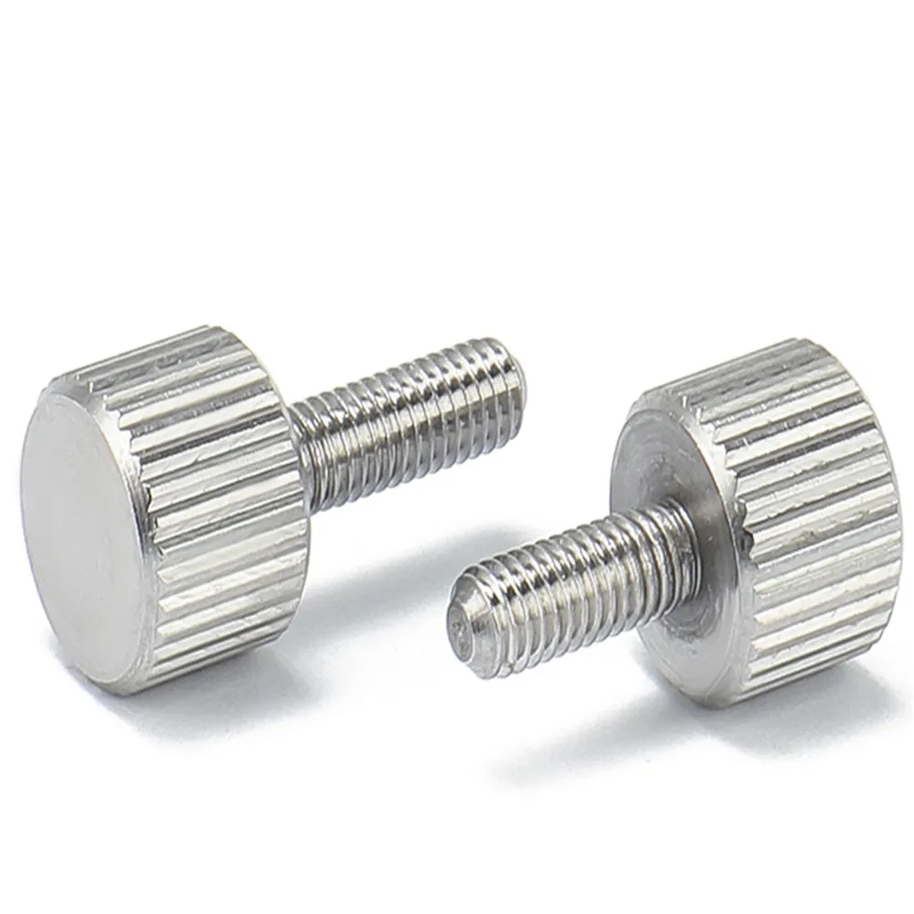 

M3/M4 Knurled Thumb Screws Thick Type With Knurling Manual Adjustment Knukles Tornillos Vis Viti Bolts DIN653 GB/T835