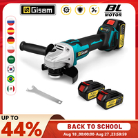 Gisam 125mm M14 Brushless Angle Grinder Cutting Machine Cordless Electric Angle Grinder Power Tools for Makita 18V Battery Pins