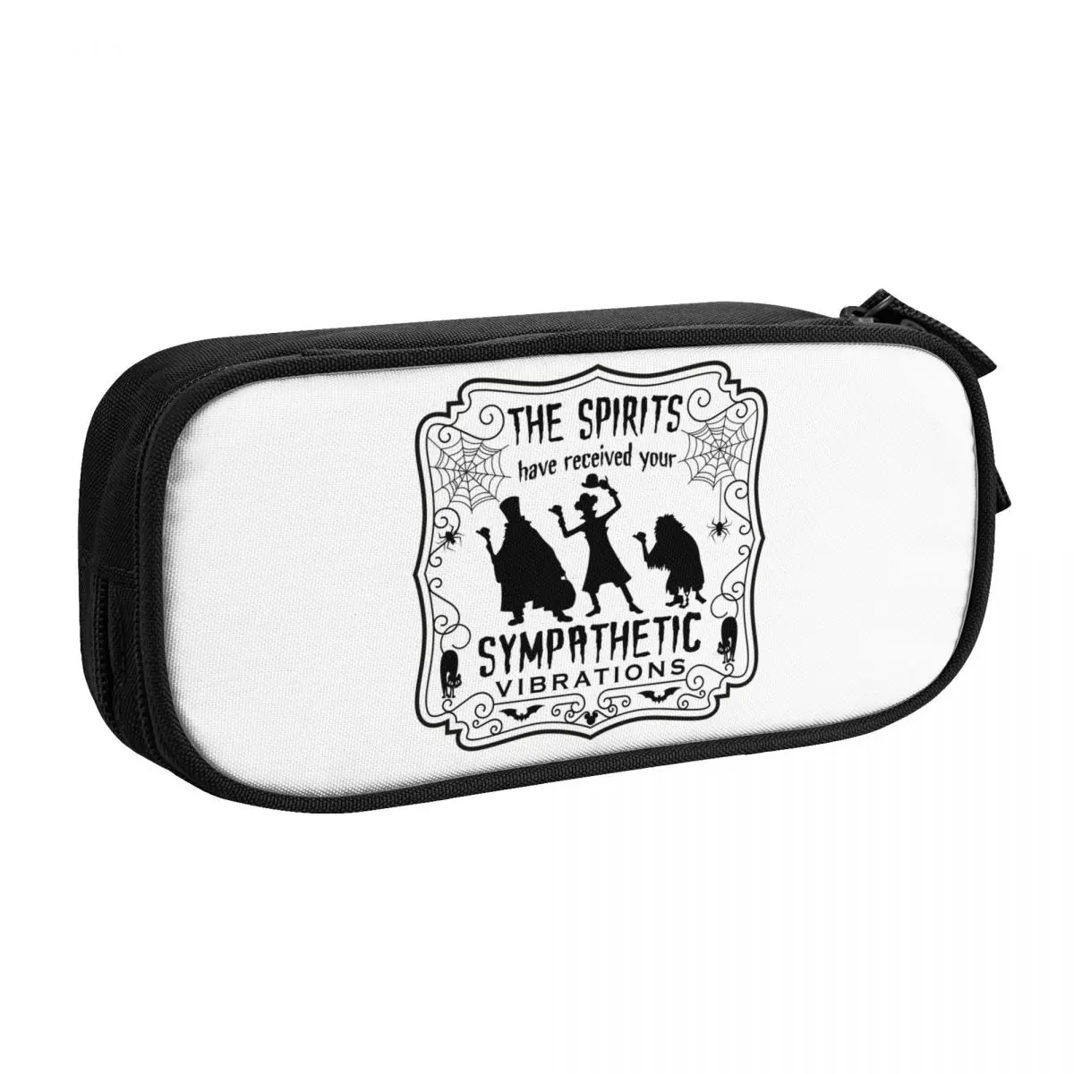 Custom Kawaii Haunted Mansion Pencil Cases for Large Capacity Halloween Grim Grinning Ghost Pencil Bag School Accessories