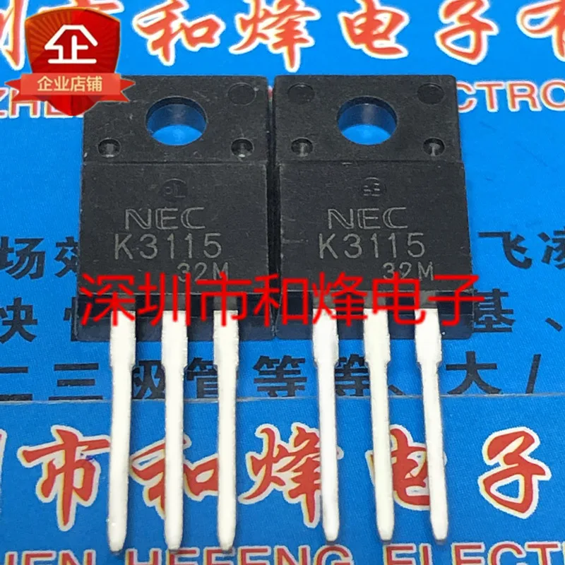 5 pieces K3115 2SK3115  TO-220F 600V 6A