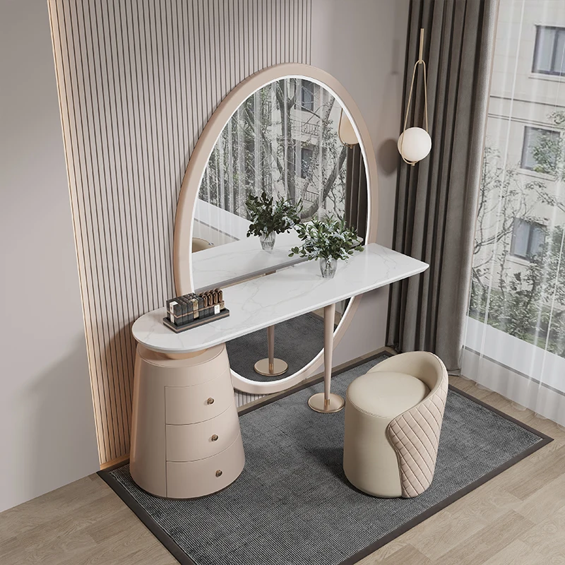 

Light Luxury Makeup Dressing Table Service Storage Desgin Nail Cabinet Vanity Table Bedroom Beauty Drawers Vestidores Furniture
