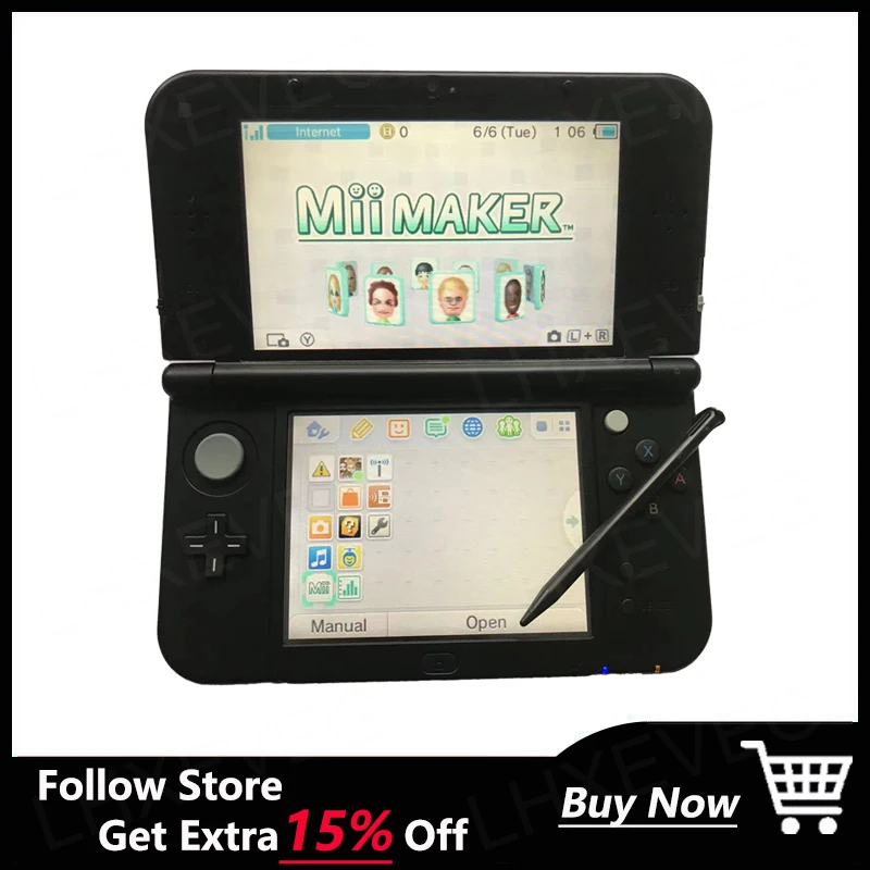 

Original NEW3DS NEW3DSXL NEW3DSLL Game Console Handheld Game Console Free Game For Nintendo NEW3DSXL Portable Game