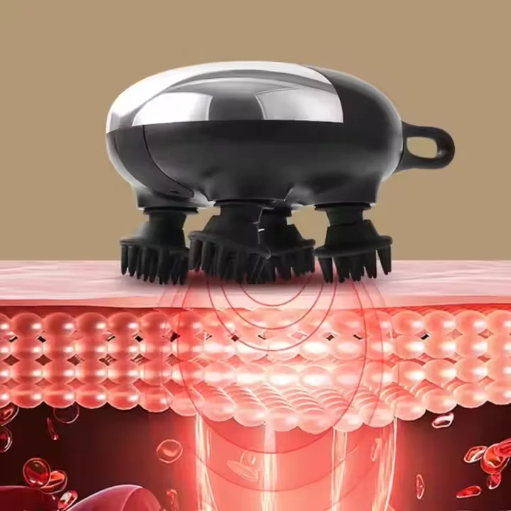 Dragon Claw Mini Electric Massager IPX7 Waterproof Kneading & Vibration, Dual-Use for Humans & Pets