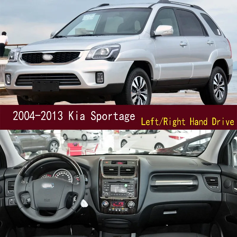 

For 2004-2013 Kia Sportage Dashmat Anti-Slip Dash mat Dashboard Cover Instrument Panel Sunscreen Pad Ornaments