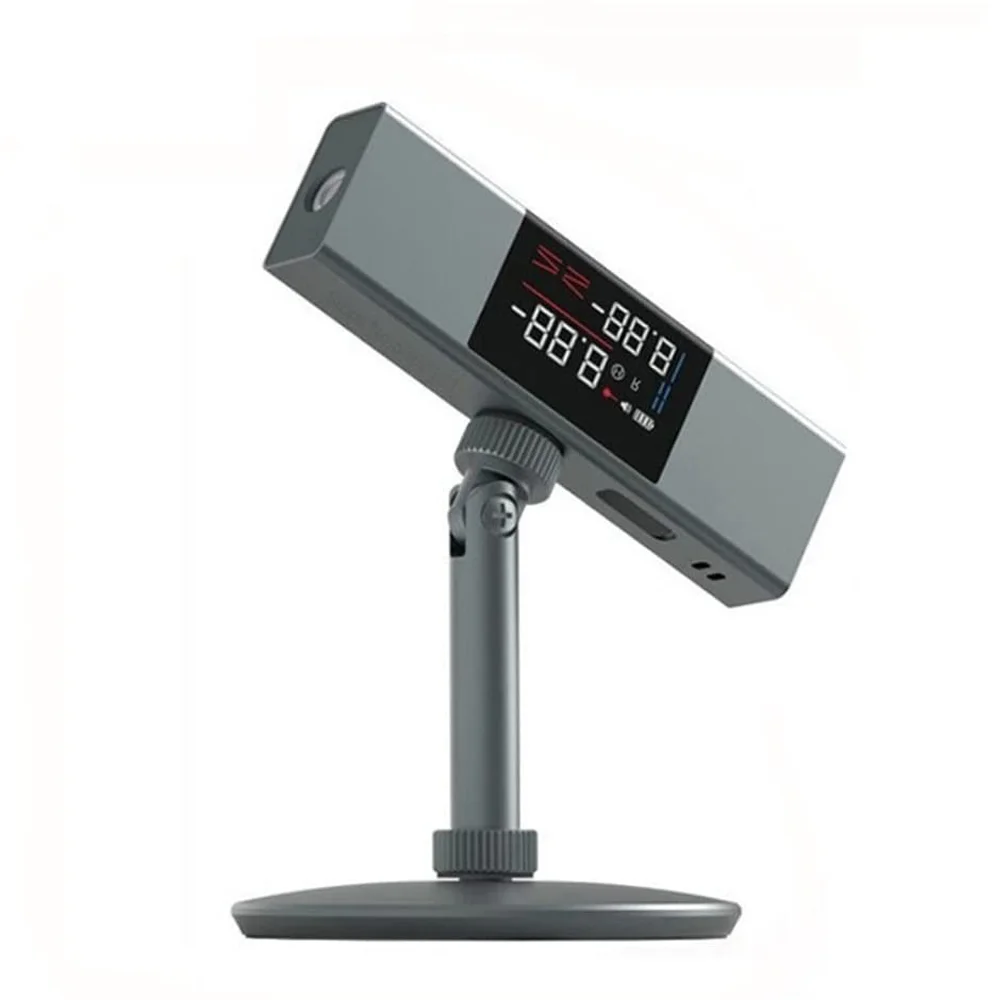 IP54 Laser Angle Meter Type-C Rechargeable Digital Protractor with 2 Axis Level 360 Degree Digital Inclinometer