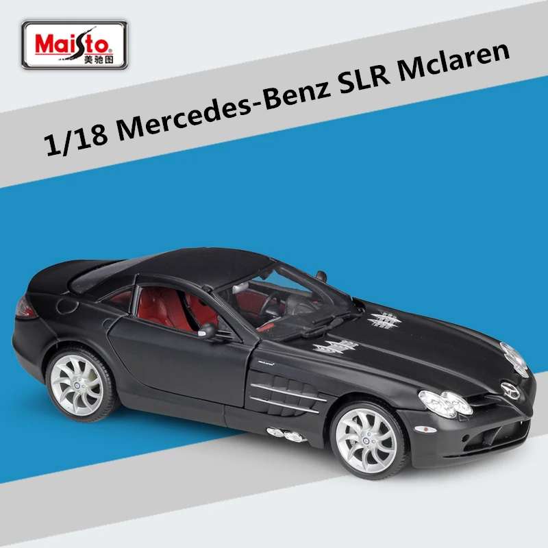 1:18 Mercedes-Benz SLR McLaren Alloy Car Model Diecasts Metal Toy