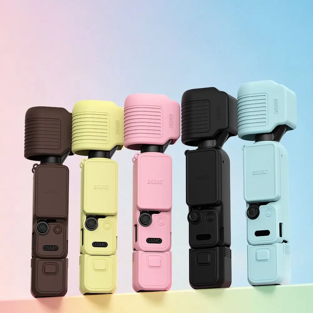 Silikon-Schutzhülle mit vollständiger Abdeckung, stoßfester Displayschutz, kratzfeste Linsenabdeckung für DJI Osmo Pocket 4
