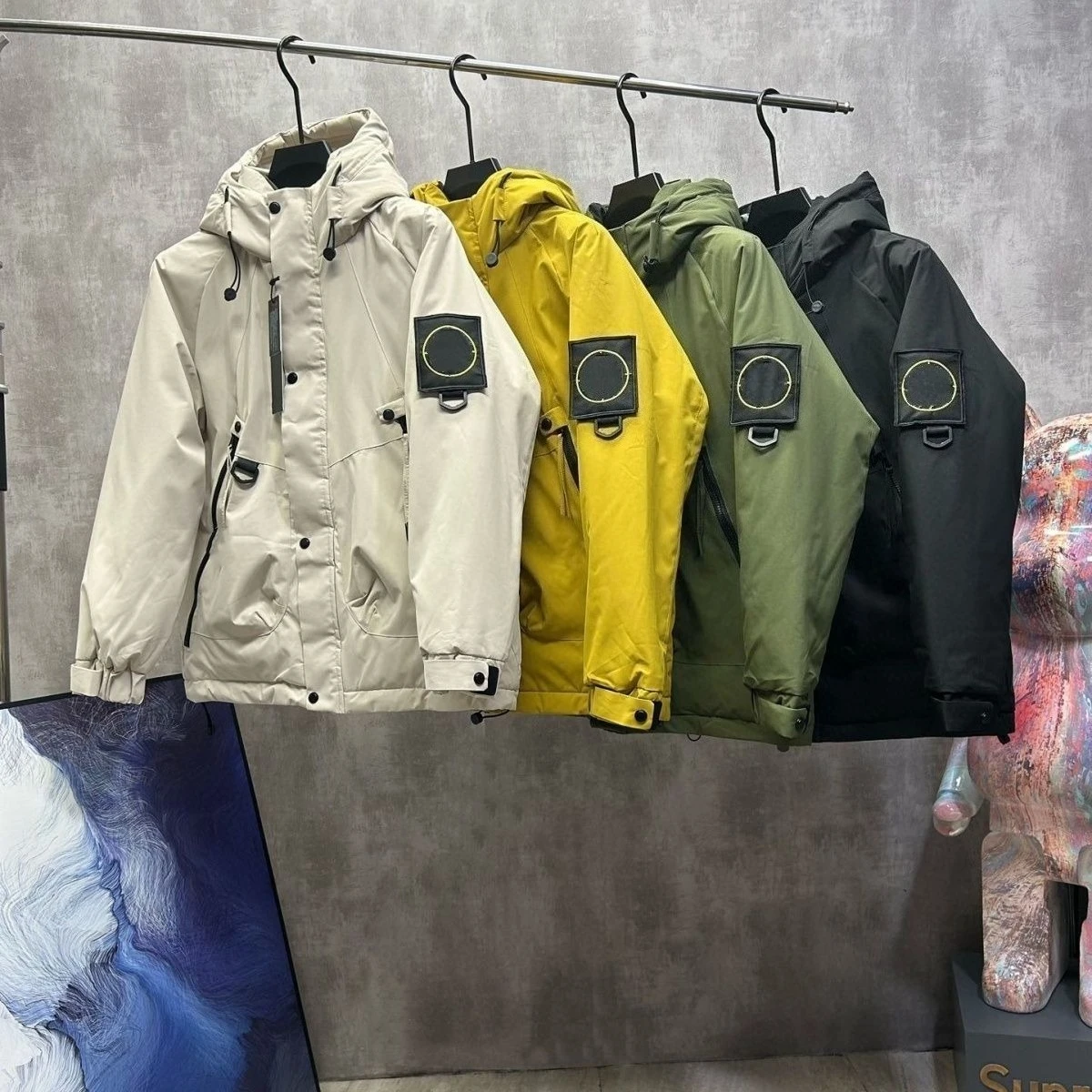 

Urban Techwear Winter Coat ,Waterproof Military Parka, Thickened Insulated Jacket for Men, Stylish Streetwear for Daily Commute​