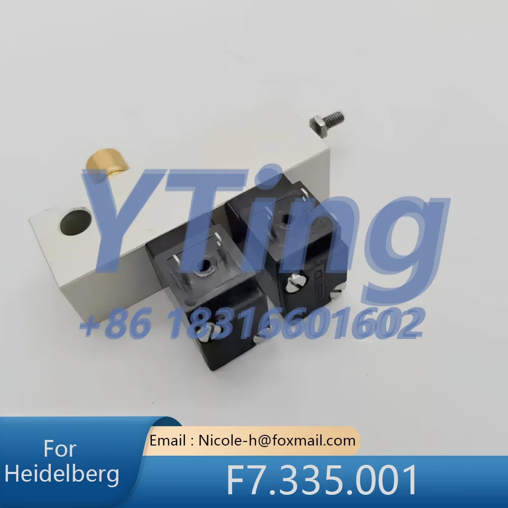 Heidelberg Printing Machine Accessories CD102 New Front Opening Cylinder Solenoid Valve F7.335.001