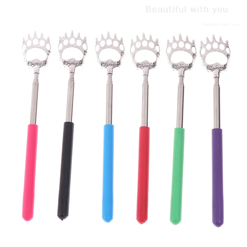 Handy Retractable Hand Grip Five-tooth Massage Tools Back Scratcher Scratching Device For Elderly Hand Grip Relieve Itch