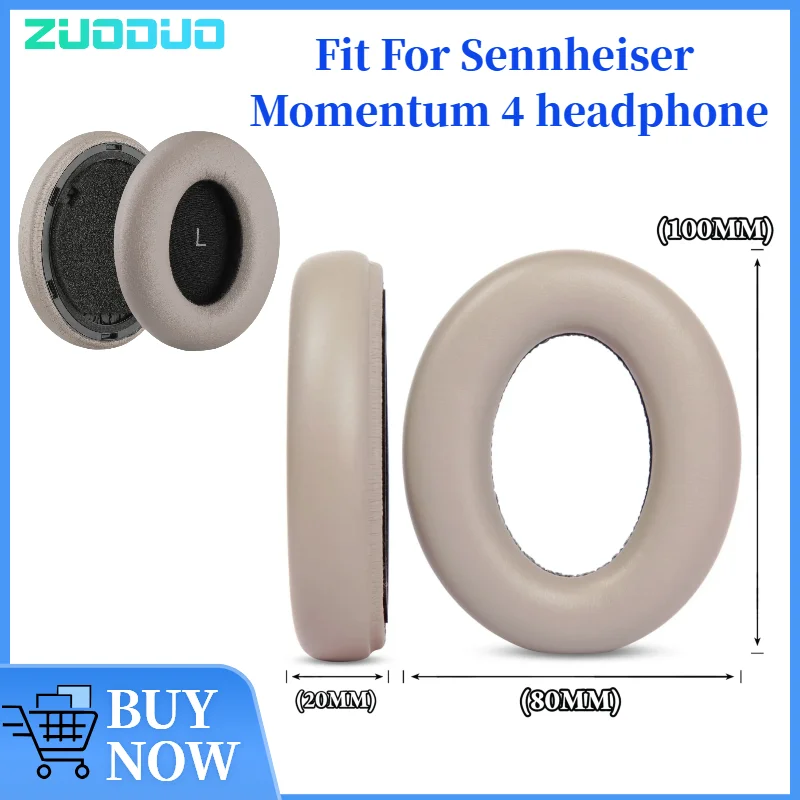 

Replacement Earpads Foam Ear Pads for Sennheiser Momentum 4 Headphones Earmuff Earphone Sleeve Headset