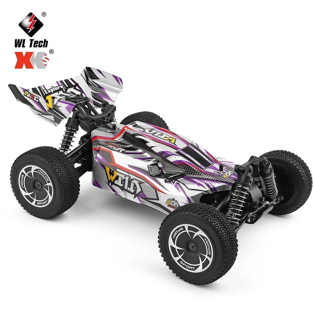 WLtoys 1:14144016 35KM/H 4WD bezszczotkowy samochód wyścigowy szybki 2.4G zdalnie sterowany driftowy ciężarówka gąsienicowa zabawki dla dzieci