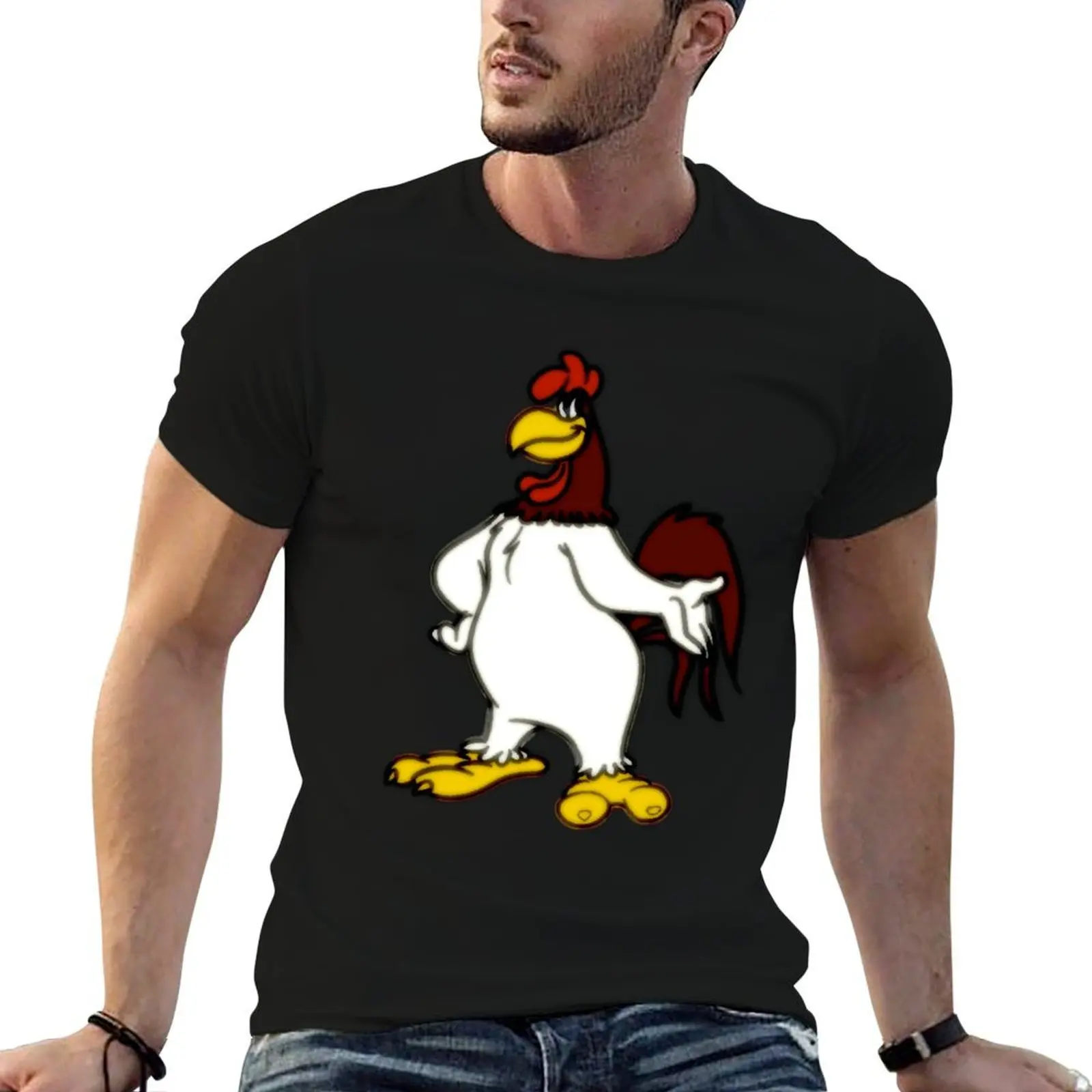 

Foghorn T-Shirt t shirt man plain cotton t shirt man t shirt for man 100 percent cotton T-shirt
