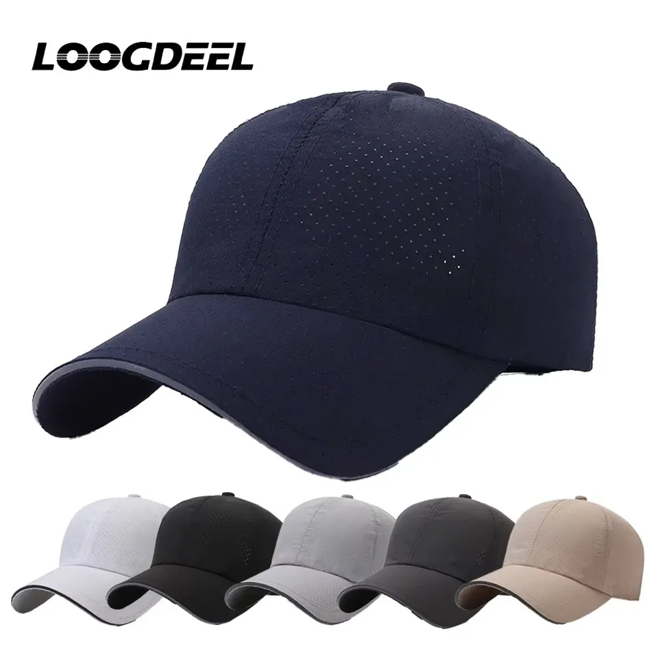 

LOOGDEEL Golf Fishing Hat Quick Drying Sun Hat Adjustable Unisex Baseball Cap for Women Men Summer Outdoor Sports Cap