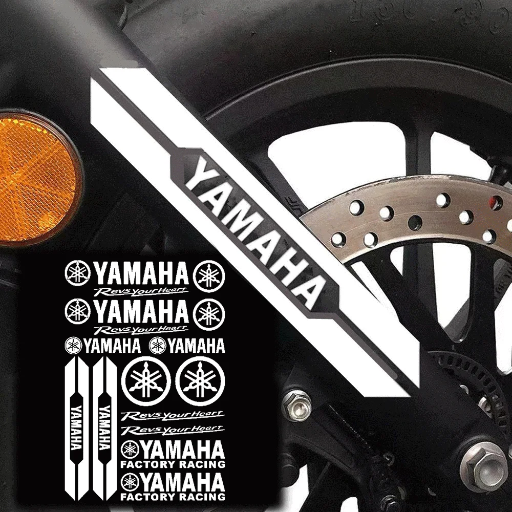 Motorcycle Stickers Laser Letter Logo Dirt Bike Racing Helmet Fuel Tank Decals Accessories Auto Modification Decor image 3