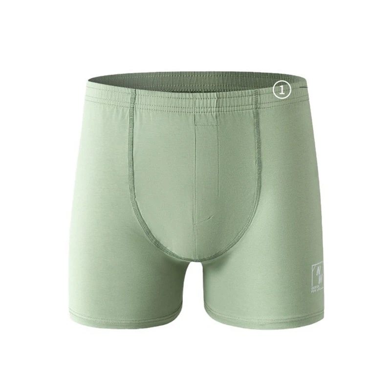 단색 남성 속옷 복서 팬츠 모달 코튼 루즈핏 애로우 팬츠 남성용 통기성 부드러운 홈웨어 팬티 신축성 있는 팬티
