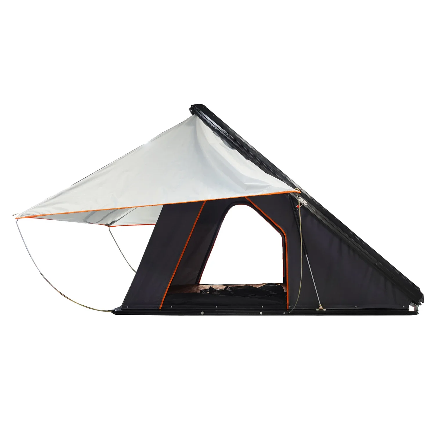 

Aluminum Roof Top Tent Roof Tent Top Hard Shell Folding Style Outdoor Camping Roof Tent SUV