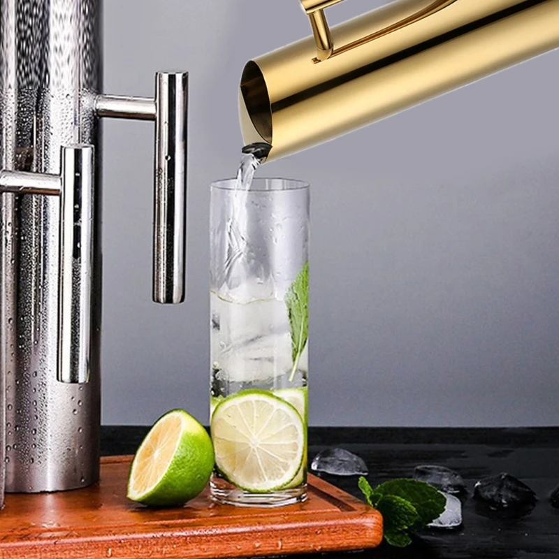 

Multifuntional Water Kettles Stainless Steel Liquid Container Large Drink Dispensers with Handle for Daily and Party Use