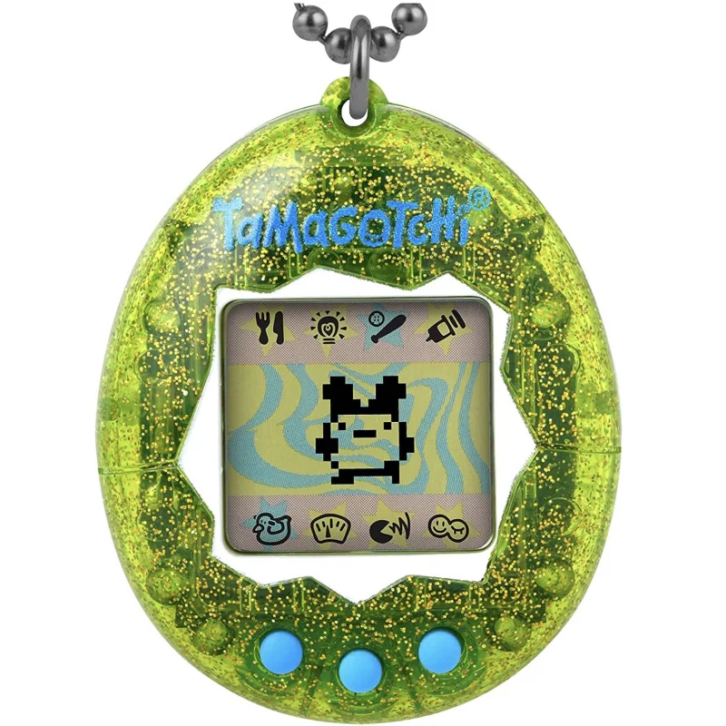 

Tamagotchi Original Yuanzu Machine Early Generation American Edition Flashing Green English Version Electronic Pets Console