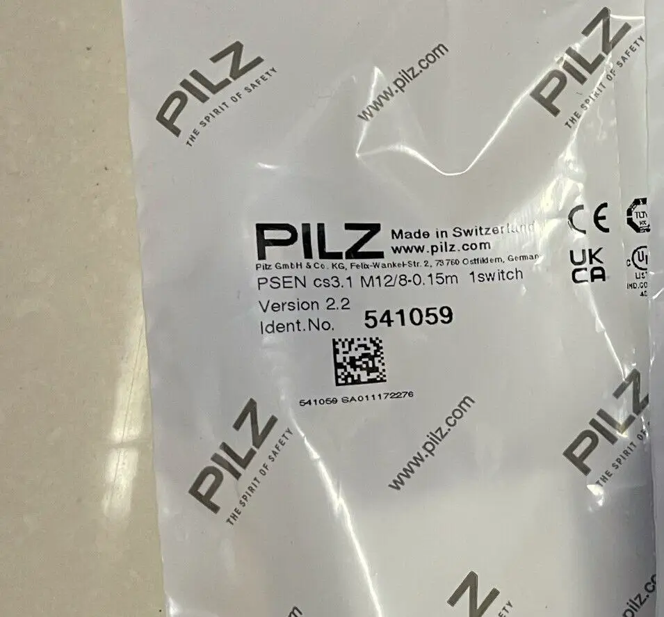 

PILZ PSEN cs3.1 M12/8-0.15m 1 switch 541059 NEW IN BAG SHIP BY/UPS