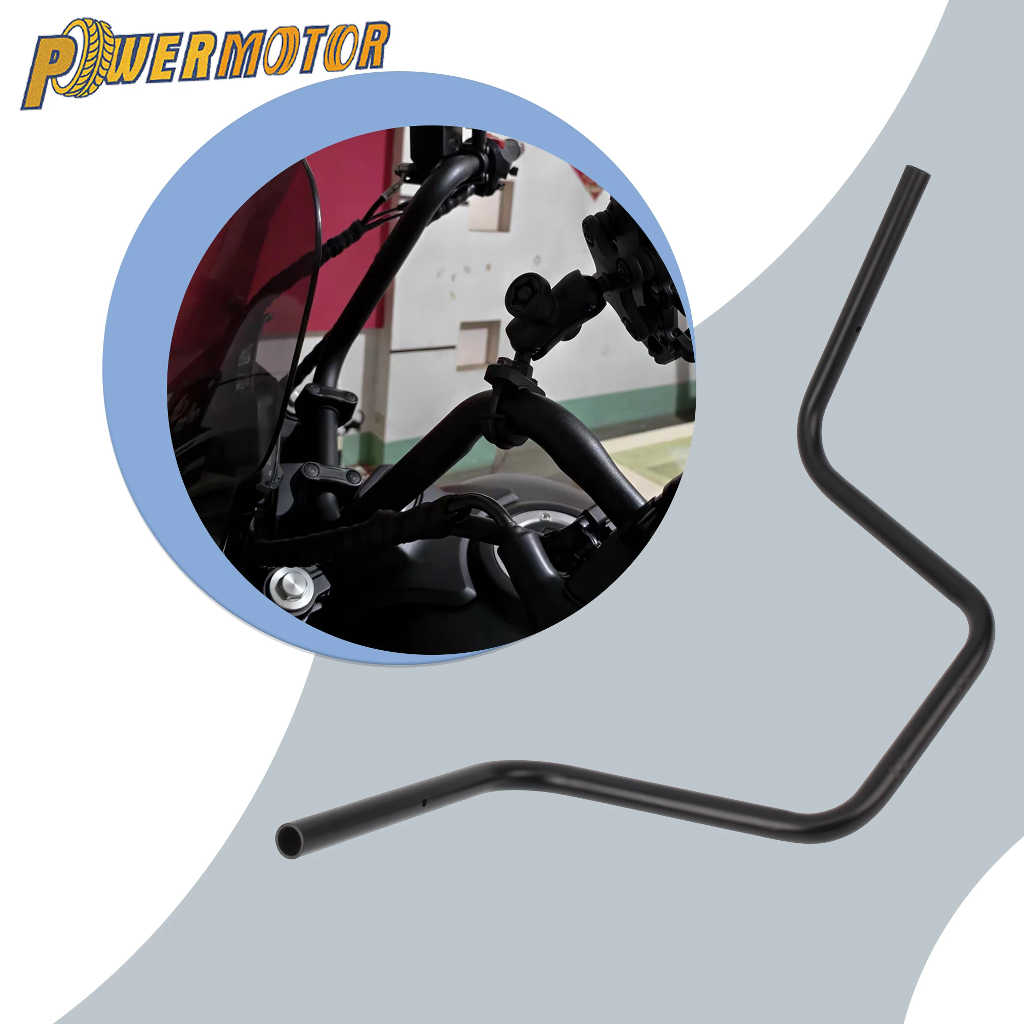 

22mm 25mm Motorcycle Raised Handlebars for Harley Sportster XL883 XL1200 X48 Dyna Road King Heritage Softail Modification Parts