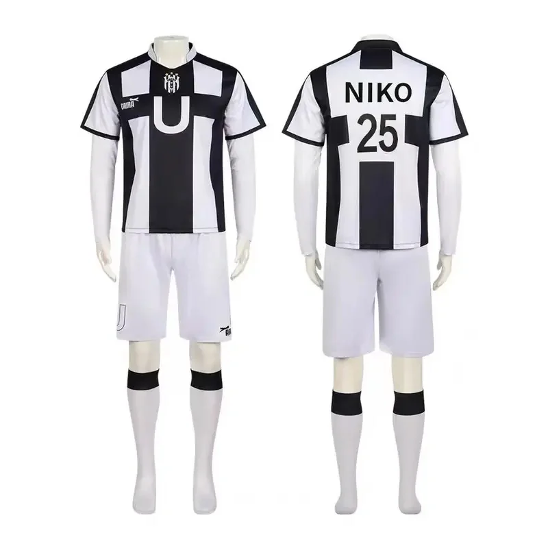 ليلي 123XXS-XXL الأزرق قفل مانغا أنيمي نيكو بارو أيكو ساندو سنافي لورينزو أريو تأثيري حلي شعر مستعار روز صافي زي كرة القدم H