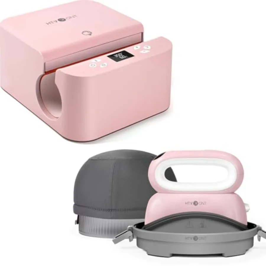 Hat Press Machine + Auto Tumbler Heat Press Machine -Heat Up Fast and Even- Intuitive Display Screen- Flexible Temperat