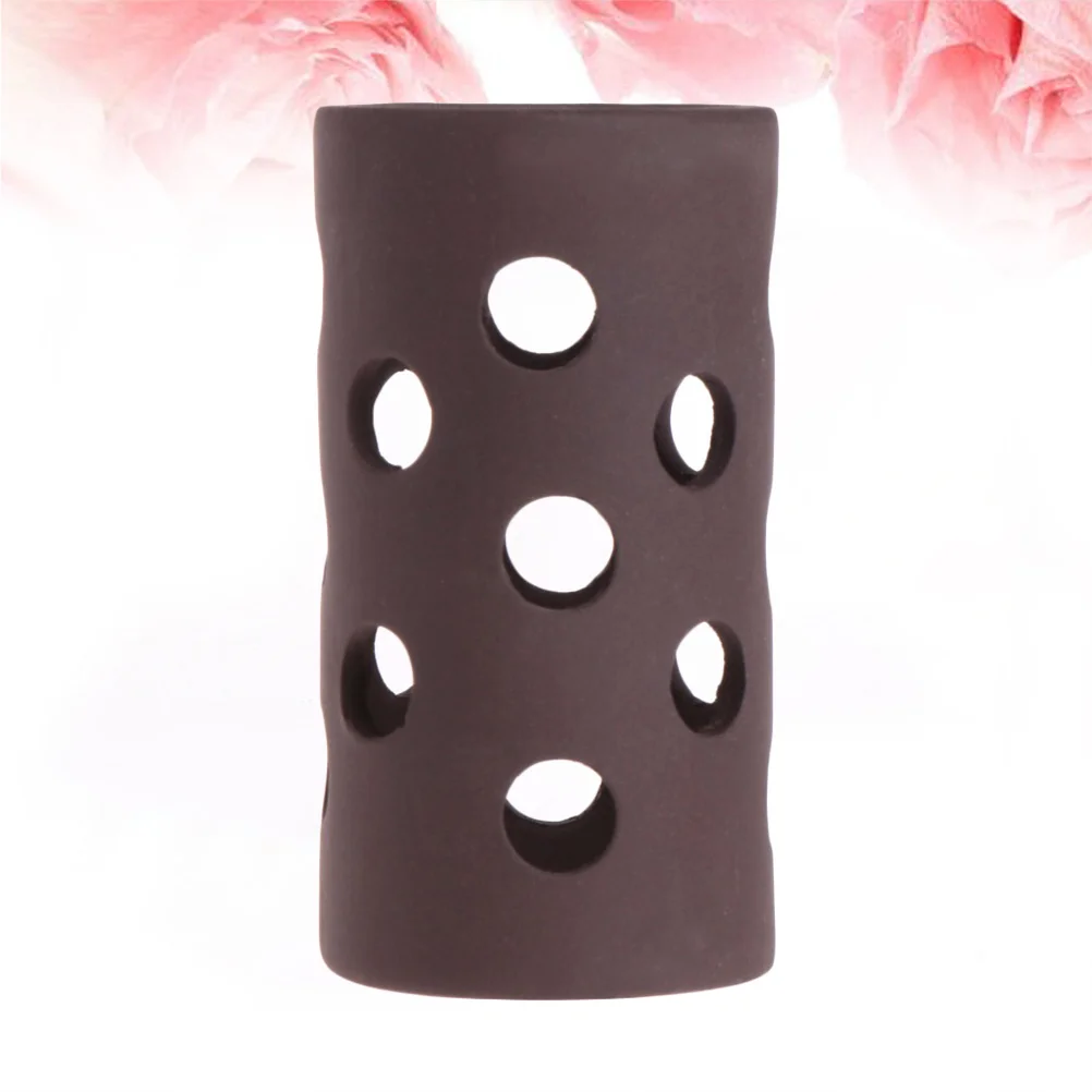 

2Pcs Fish Shrimp Habitat Creative Purple Sands Aquarium Landscaping Hiding Cave Cylindrical Hole Tank Decoration