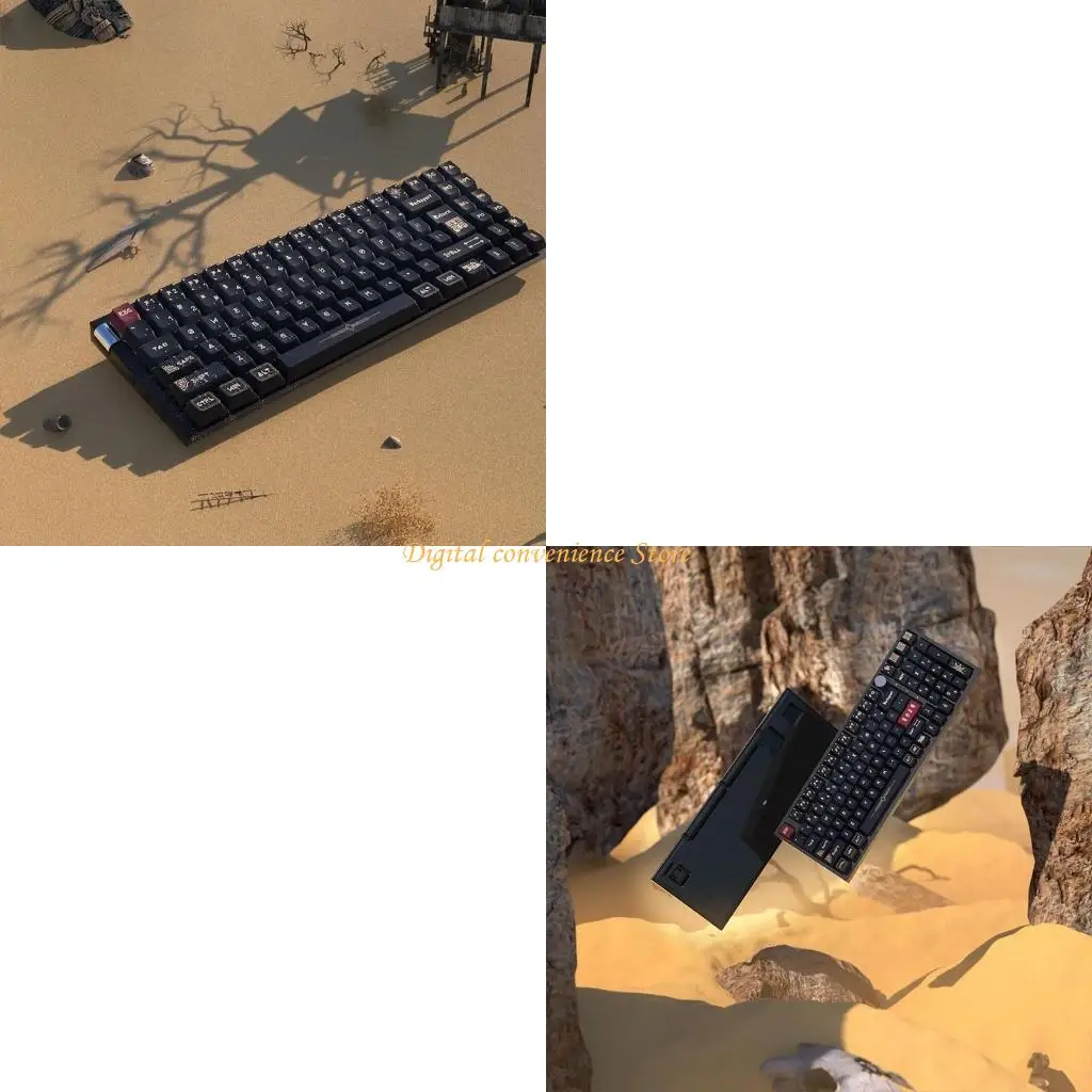 

97QA 142 клавиши, персонализирующие древние руины, колпачки для ключей оригинальной высоты, сублимационные красители PBT для