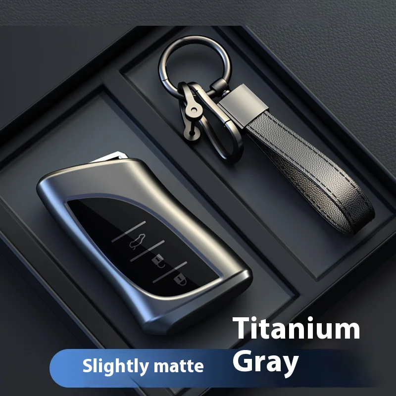 Titanium Gray for Lexus UX250 UX260 Es Es350 UX200 UX250h ES200 ES300h ES350 US200 Smart Remote Car Key Case Cover Accessories