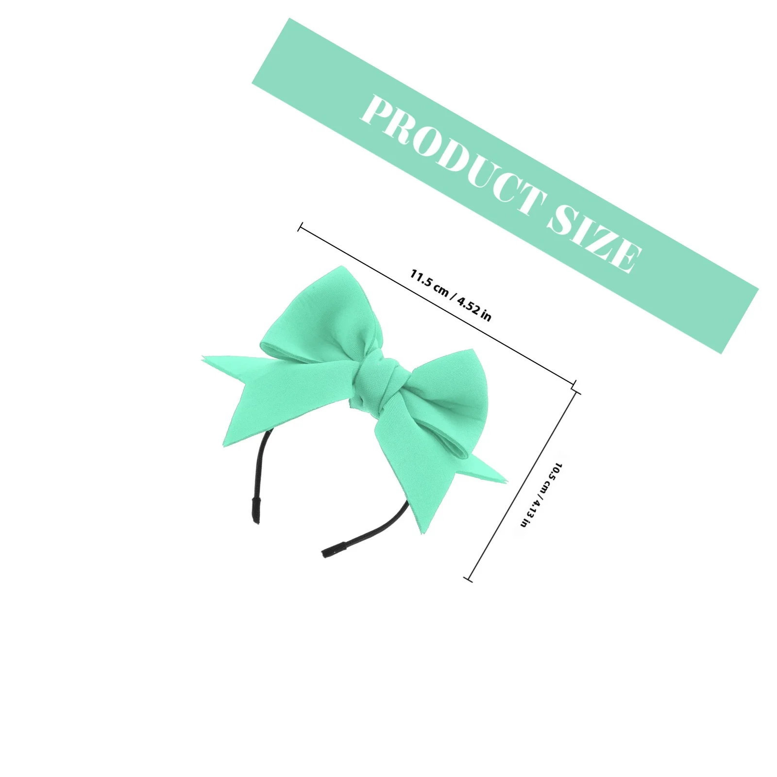 عصابة رأس مرنة على شكل فيونكة للكلاب خفيفة الوزن للحيوانات الأليفة مع عقدة على شكل فيونكة للمهرجانات وحفلات الهالوين ومستلزمات الكلاب الصغيرة #3