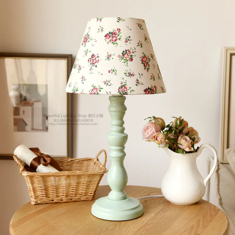 

Desk lamp, bedroom, bedside lamp, simple, European style, pastoral, literary, mix and match, decorative desk lamp, study desk la