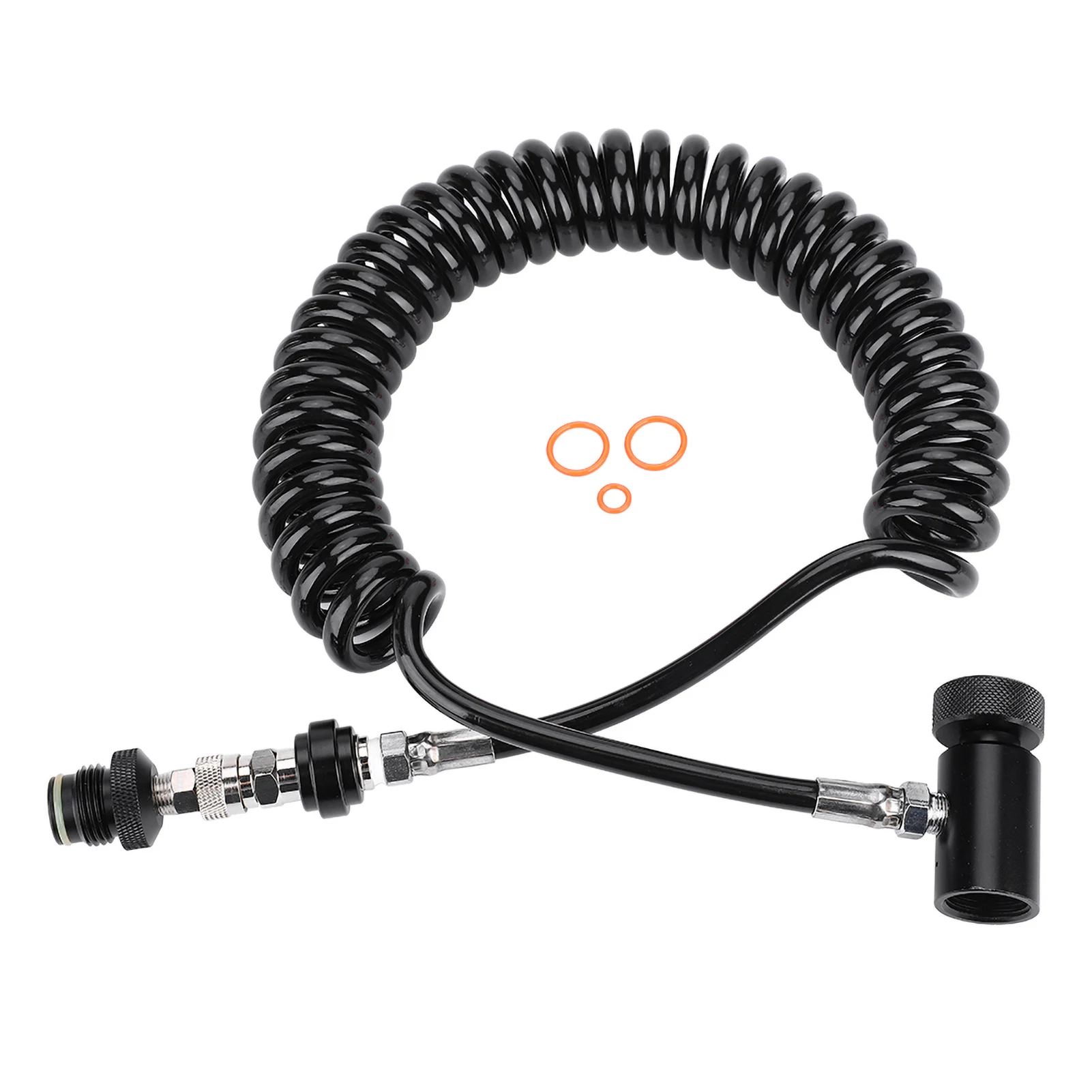 New Cylinder Connection Hose Remote Hose. Valve Hose Paintball Marker Remote Coil Cylinder Connection Valve Hose Corrugated Hose