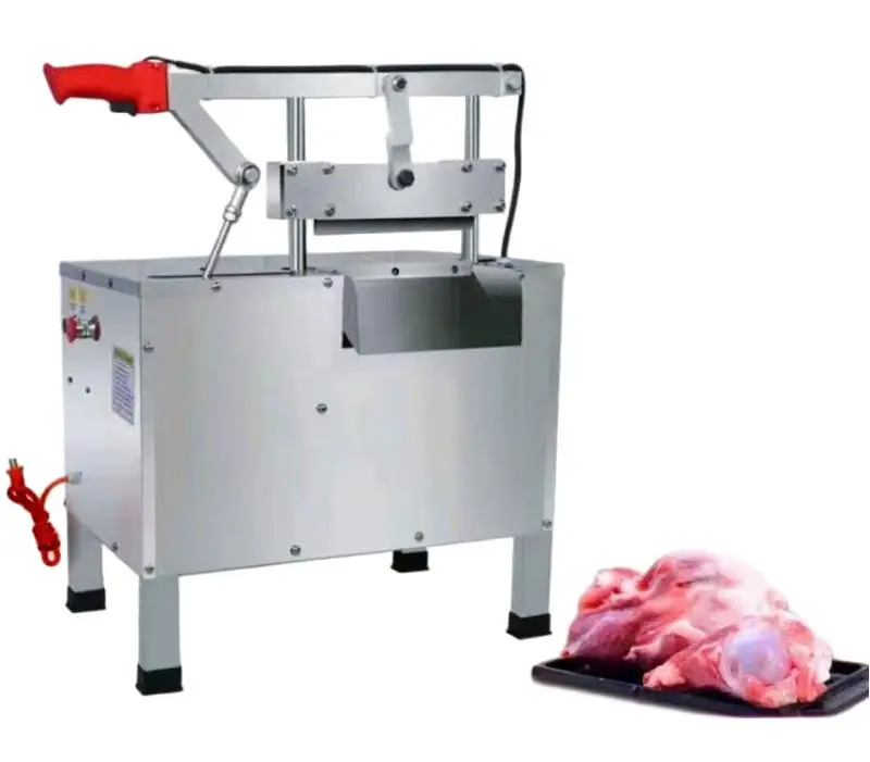 -r New  Electric Bone Cutting Machine for Cattle Sheep Pigs Stainless Steel Meat Processing Commercial Use 1 Year Warranty *