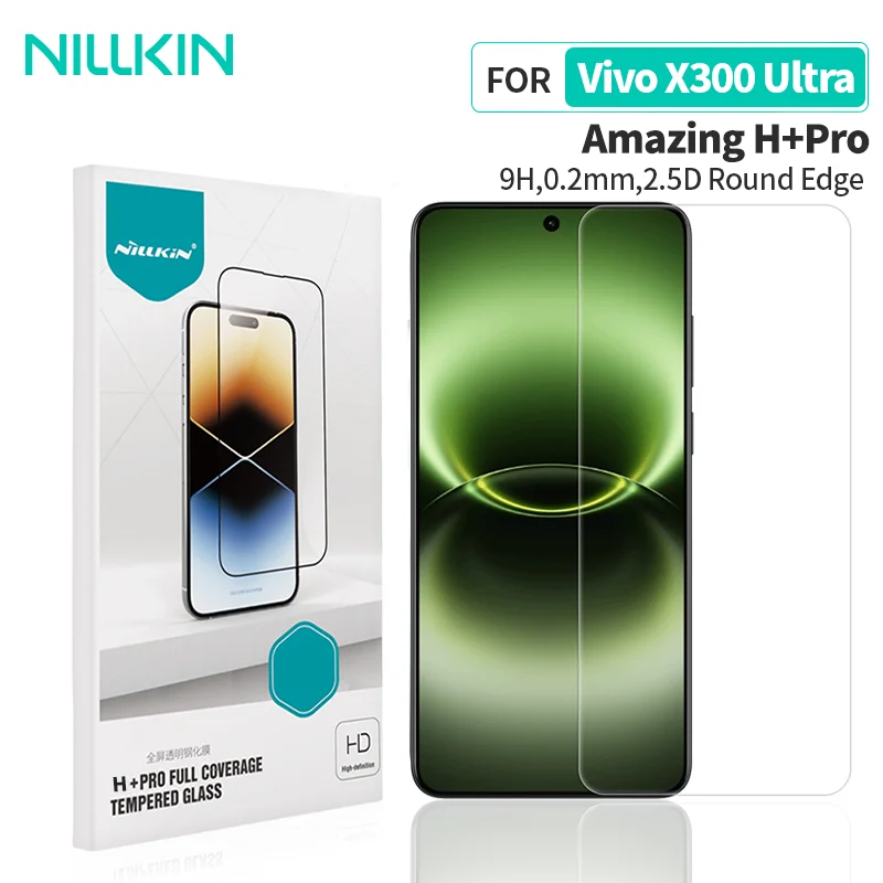 

NILLKIN For Vivo X300 Ultra Screen Protector Film H+Pro HD Clear Tempered Glass Film For Vivo X300 Ultra Phone Glass Film