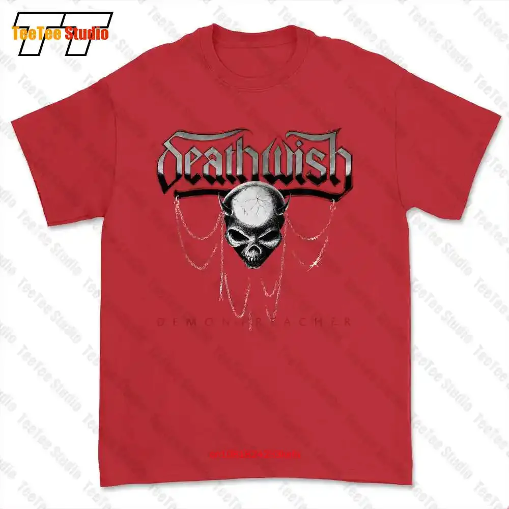 Camiseta Deathwish Demon Preacher Thrash Metal Slayer Sodom Kreator Death L20E