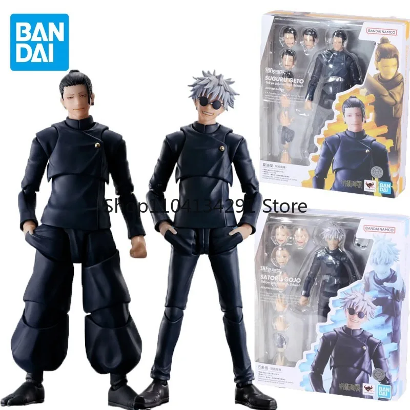 バンダイオリジナル S.H.Figuarts 呪術廻戦アニメフィギュア Geto Suguru Satoru Gojo アクションフィギュアおもちゃ男の子女の子子供ギフト