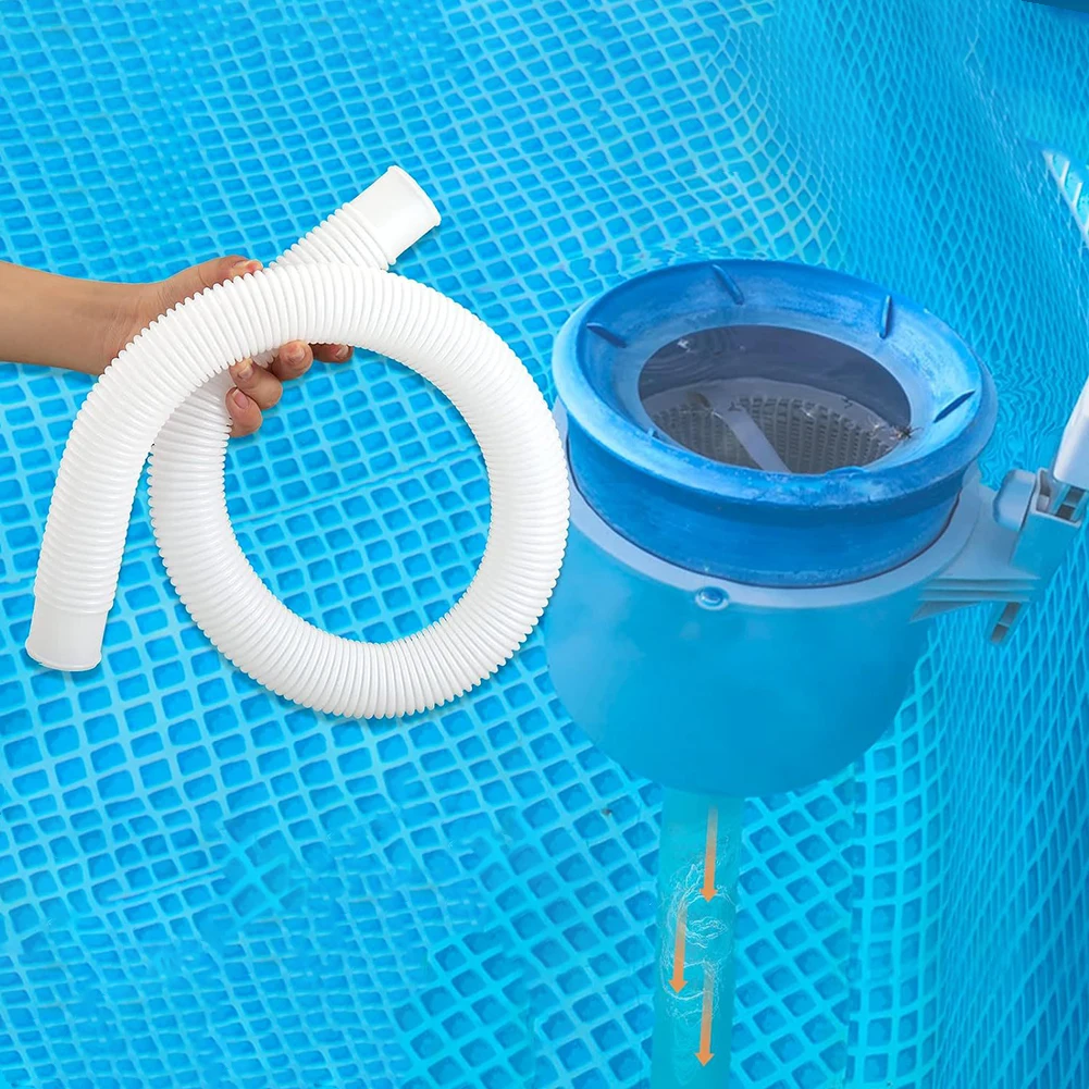 Replacement Pool Skimmer Hose For Intex 10531 29083 White Vinyl Tube 4x76cm Easy Install Replacement Hose