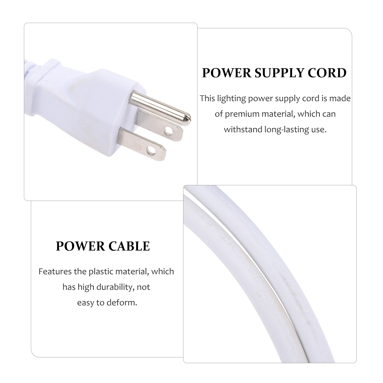 

US Regulated Power for Supply Cord Lamps Table Floor DIY Lighting Appliance Cord Replacement Cable