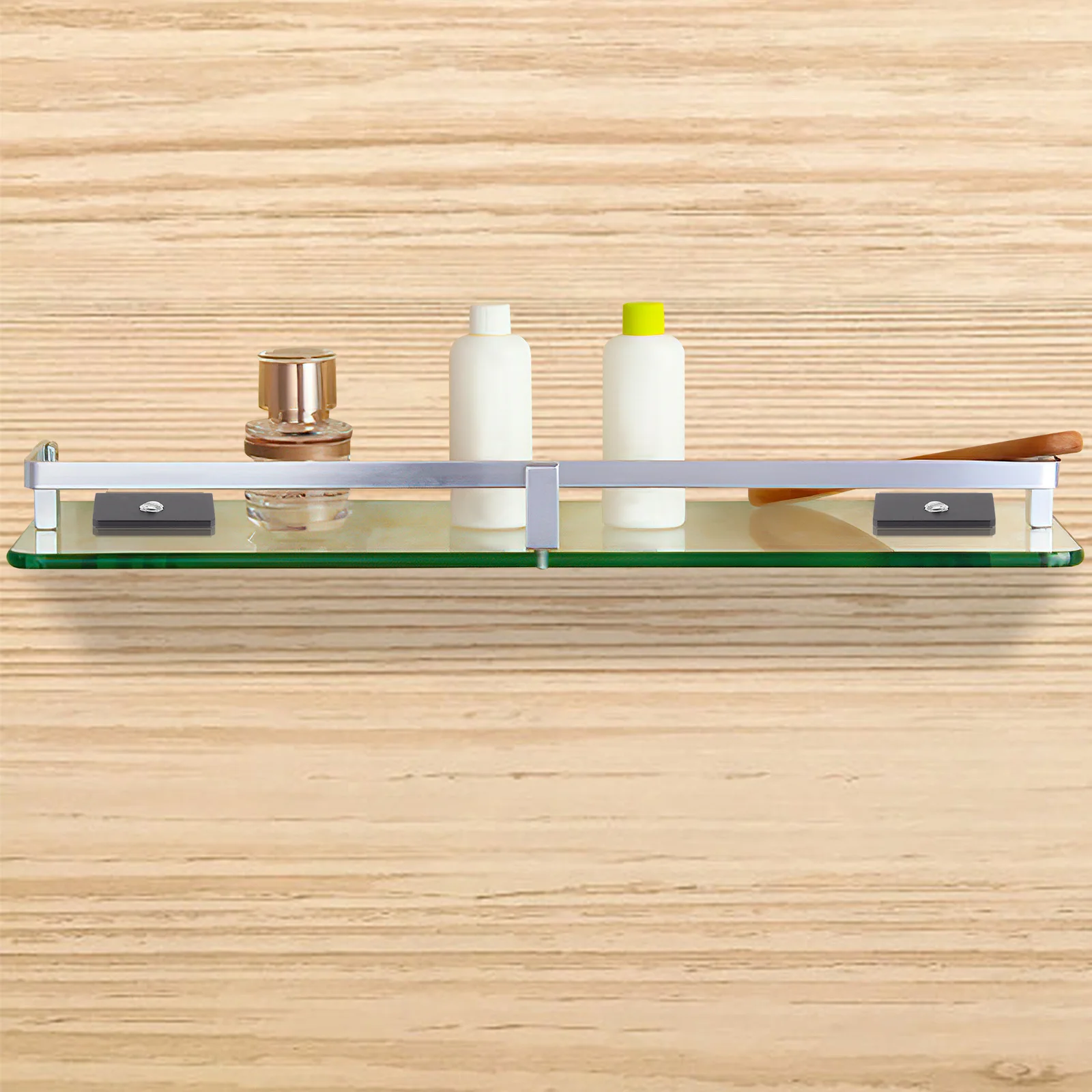 

8Pcs Glass Shelf Clamp Mount Brackets for Wine Cabinet Bathroom Floating Shelves Support Floating Shelf Bracket