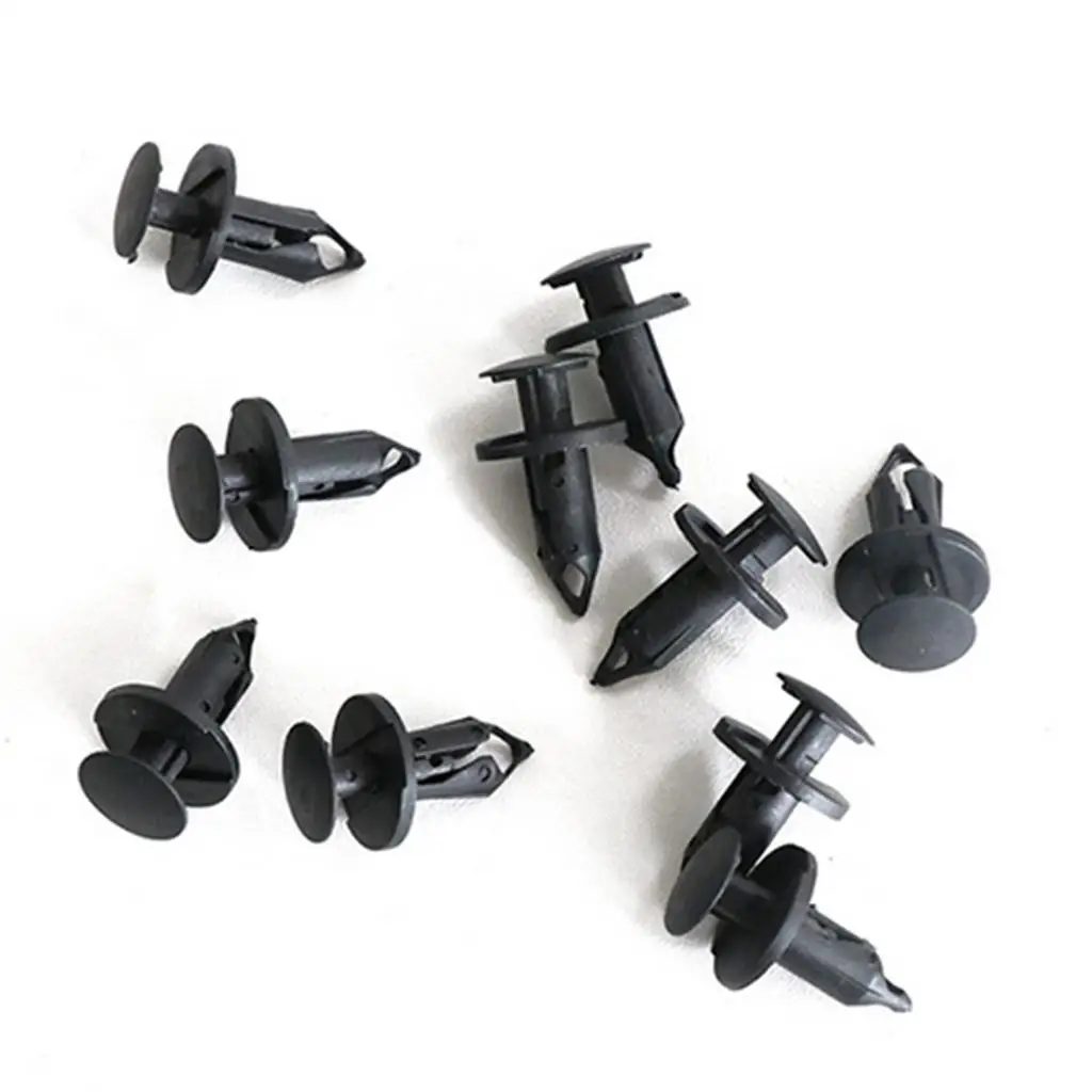 20Pcs 8mm Car Nylon Buckle Fasteners Rivet Clips Expander Clips